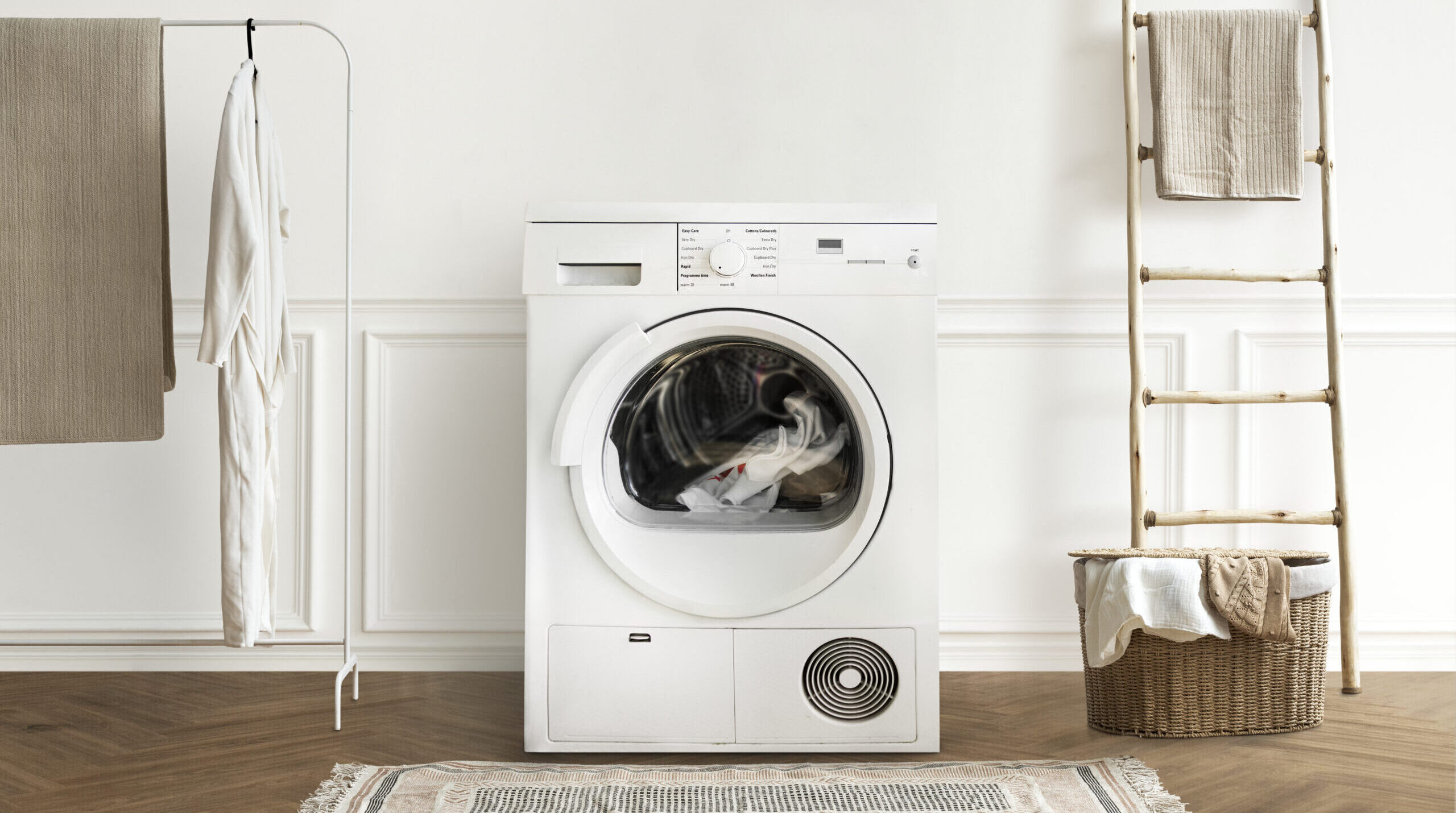 washing machine minimal laundry room interior design